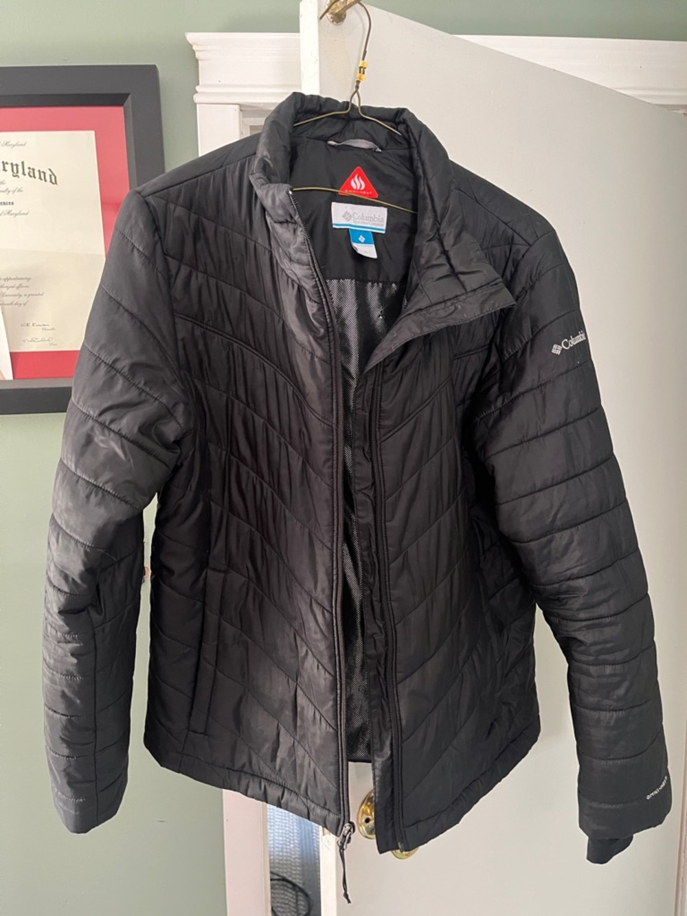 Columbia Women's Black Insulated Packable Jacket